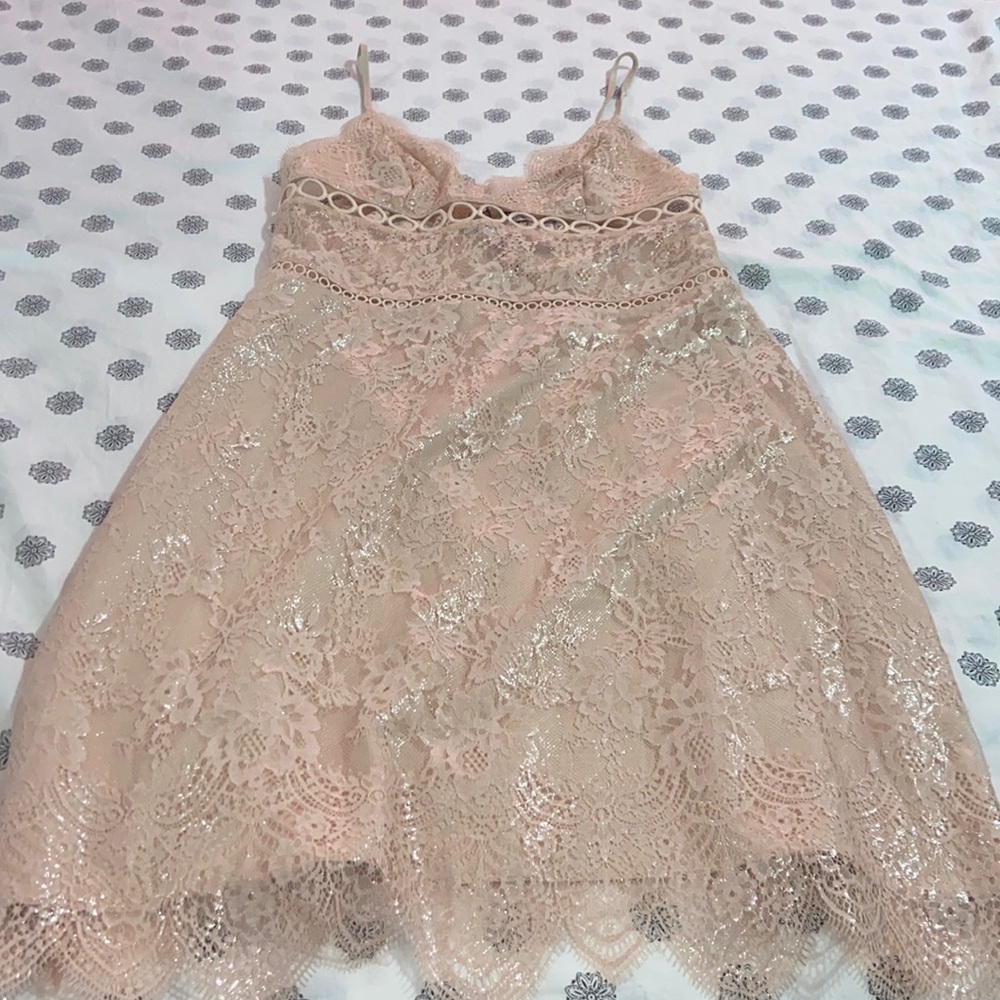 NEW SALMON PINK VS DRESS